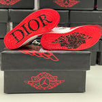 Nike Air Jordan 1 Retro High x Dior Chicagos (RED) 3D Mini Sneaker Keychain Shoe