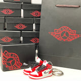 Nike Air Jordan 1 Retro High x Dior Chicagos (RED) 3D Mini Sneaker Keychain Shoe