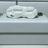 Balenciaga Triple S White 3D Mini Sneaker Keychain Shoe Keyring