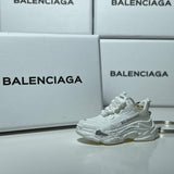 Balenciaga Triple S White 3D Mini Sneaker Keychain Shoe Keyring