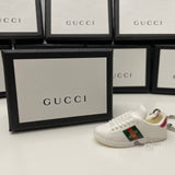 GUCCI Ace Embroidered Sneaker White 3D Mini Sneaker Keychain Shoe Keyring