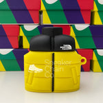 North Face Puffer Jacket Yellow Design AirPod Case