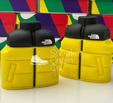 North Face Puffer Jacket Yellow Design AirPod Case