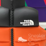 North Face Puffer Jacket Orange Design AirPod Case