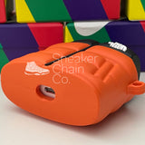 North Face Puffer Jacket Orange Design AirPod Case