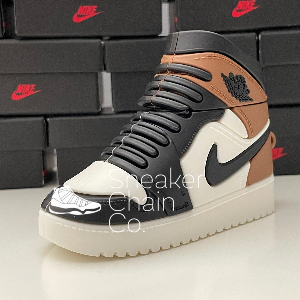 Nike Air Jordan 1 Retro High Dark Mocha Shoe/Sneaker Design AirPod Cas –  Sneaker Chain Co