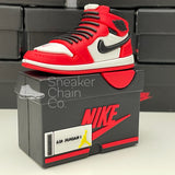 Nike Air Jordan 1 Retro High Chicago Sneaker Shoebox Design AirPod Case