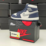 Nike Air Jordan 1 Retro High COJP Midnight Navy Sneaker Shoebox Design AirPod Case