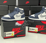 Nike Air Jordan 1 Retro High COJP Midnight Navy Sneaker Shoebox Design AirPod Case