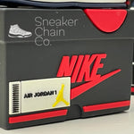 Nike Air Jordan 1 Retro High COJP Midnight Navy Sneaker Shoebox Design AirPod Case