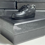 Nike Air Force 1 Low Black 3D Mini Sneaker Keychain Shoe Keyring