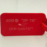 OFF-WHITE Blue Industrial Logo Embroidered Canvas Keyring Strap