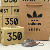 Adidas Yeezy Boost 350 V2 Beluga Grey/Red 3D Mini Sneaker Keychain Shoe Keyring