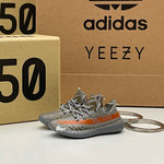 Adidas Yeezy Boost 350 V2 Beluga Grey/Red 3D Mini Sneaker Keychain Shoe Keyring