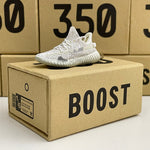 Adidas Yeezy Boost 350 V2 Yeshaya White Reflective 3D Mini Sneaker Keychain Shoe Keyring