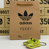 Adidas Yeezy Boost 350 V2 Semi Frozen Yellow 3D Mini Sneaker Keychain Shoe Keyring