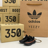 Adidas Yeezy Boost 350 V2 Core Black Red 3D Mini Sneaker Keychain Shoe Keyring