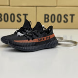 Adidas Yeezy Boost 350 V2 Core Black Red 3D Mini Sneaker Keychain Shoe Keyring