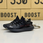 Adidas Yeezy Boost 350 V2 Black Red (2017/2020) 3D Mini Sneaker Keychain Shoe Keyring