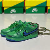 Nike SB Dunk Low x Grateful Dead Bears Green 3D Mini Sneaker Keychain Shoe Keyring